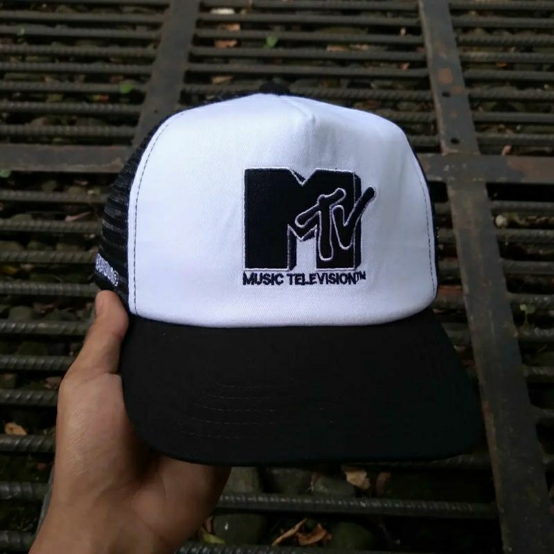 Trucker Hat Thanksinsomnia MTV Black White