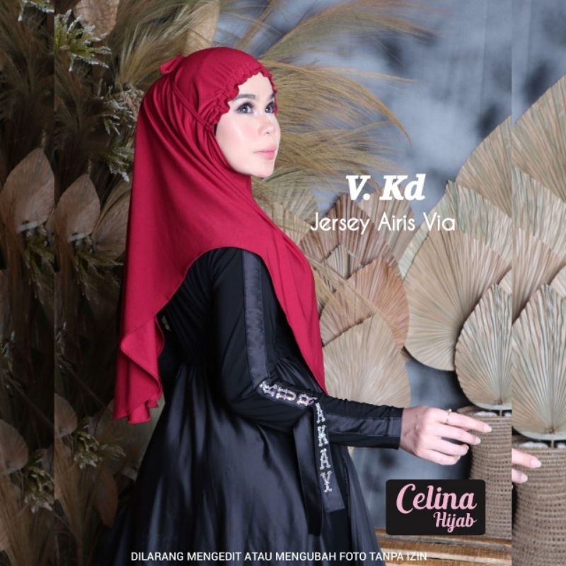 HIJAB INSTAN KERUT DAHI/HIJAB INSTAN JERSEY/HIJAB KERUT DAHI CALINA HIJAB