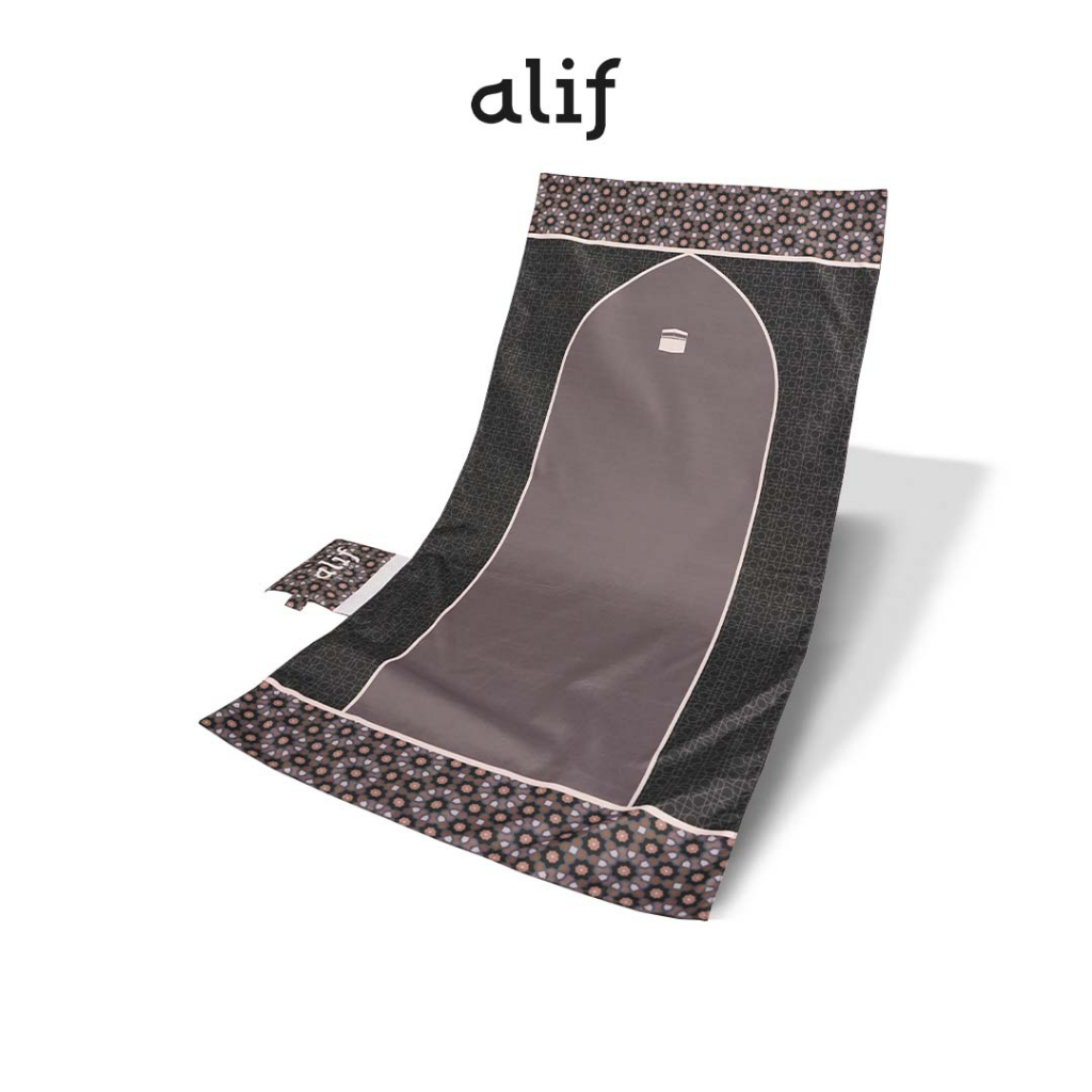 ALIF SAJADAH GENGGAM TRAVEL / SAKU / PORTABLE / WATERPROOF ( ALIF MODERN WEAR SJG-0185 )