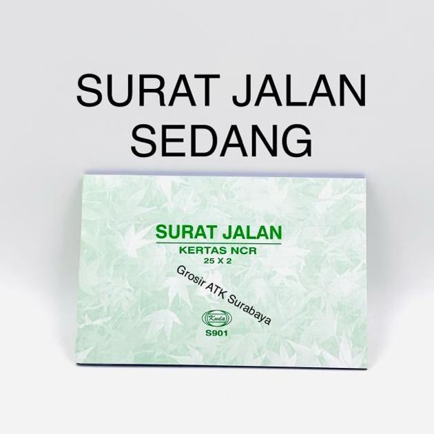 

( DAPAT 1 ) BUKU SURAT JALAN KUDA SEDANG TANGGUNG NCR 2 PLY / 2 RANGKAP 1/4F S901