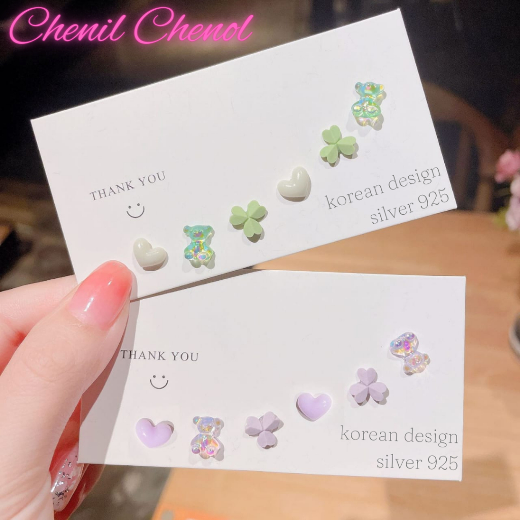 ANTING TUSUK S925 silver 925 anting stud korea / anting tusuk korea s925/ anting hoop s925 /anting k