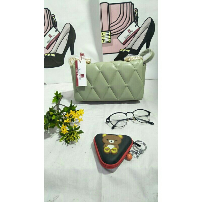 tas elizabeth import tali rantai kekinian