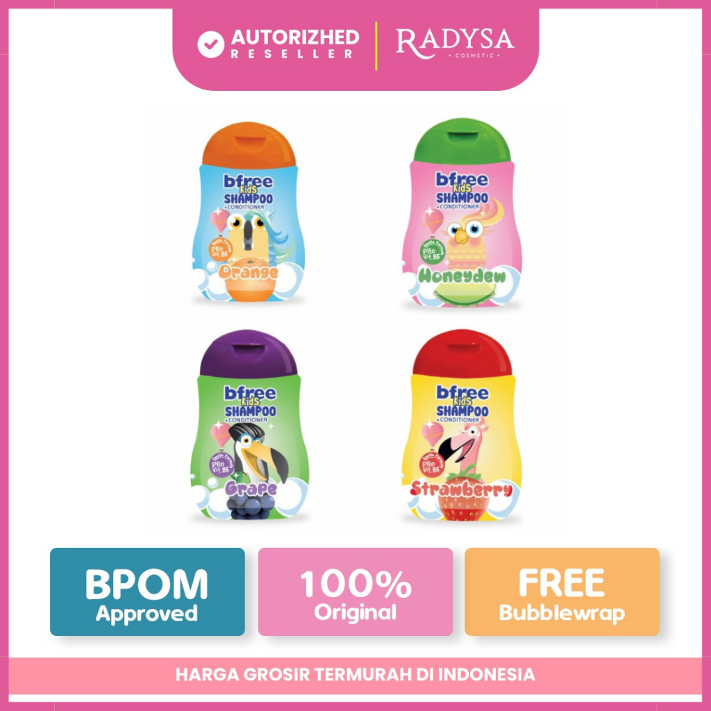 𝐑𝐀𝐃𝐘𝐒𝐀 - Bfree Kids Shampoo + Conditioner 200ml