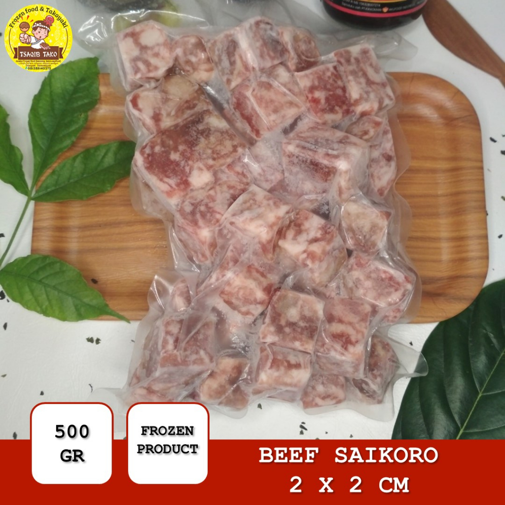 

PROMO Beef Wagyu Saikoro 2X2 Cubes Meltique 500g