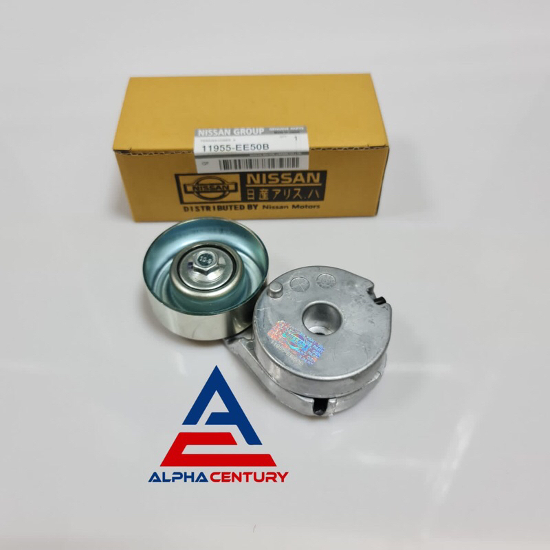 TENSIONER FAN BELT ASSY XTRAIL T31 LIVINA 1.5 1.8 TEANA LATIO ORI GARANSI