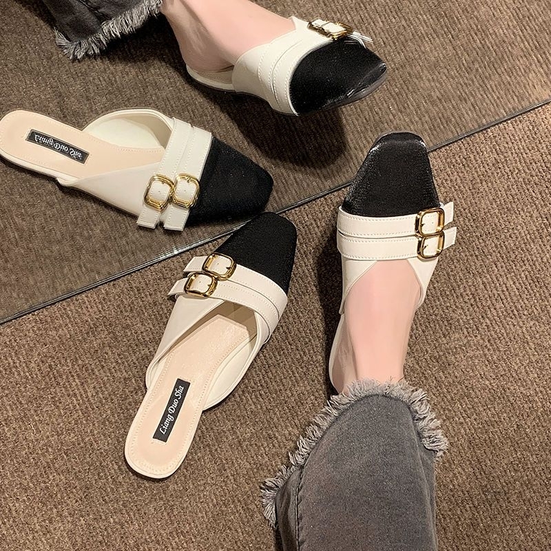 MYSTYLE Lydia Korea Design Flat Shoes Fashion Wanita Import