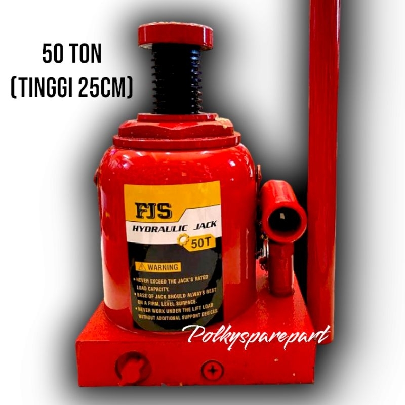 DONGKRAK BOTOL 50TON HYDRAULIC JACK 50 TON HIGH QUALITY TINGGI 25CM