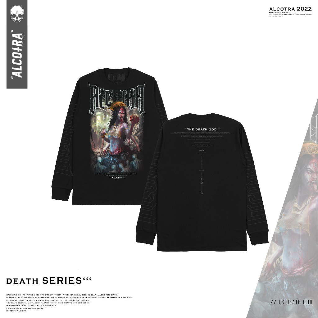 LS DTH GOD // LONGSLEEVE DEATH GOD // KAOS LENGAN PANJANG ALCOTRA