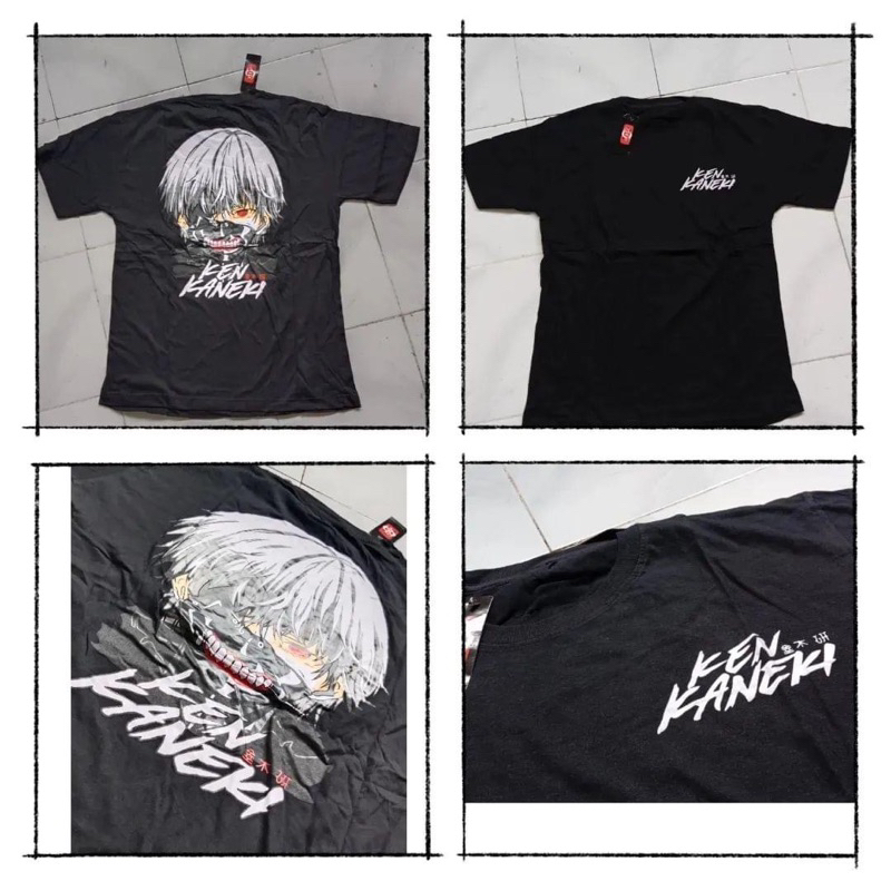 OBRAL KAOS ANIME KANEKI TOKYO GHOUL