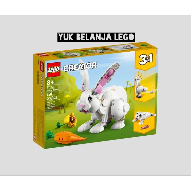 LEGO Creator 3in1 31133 White Rabbit (258 pieces)