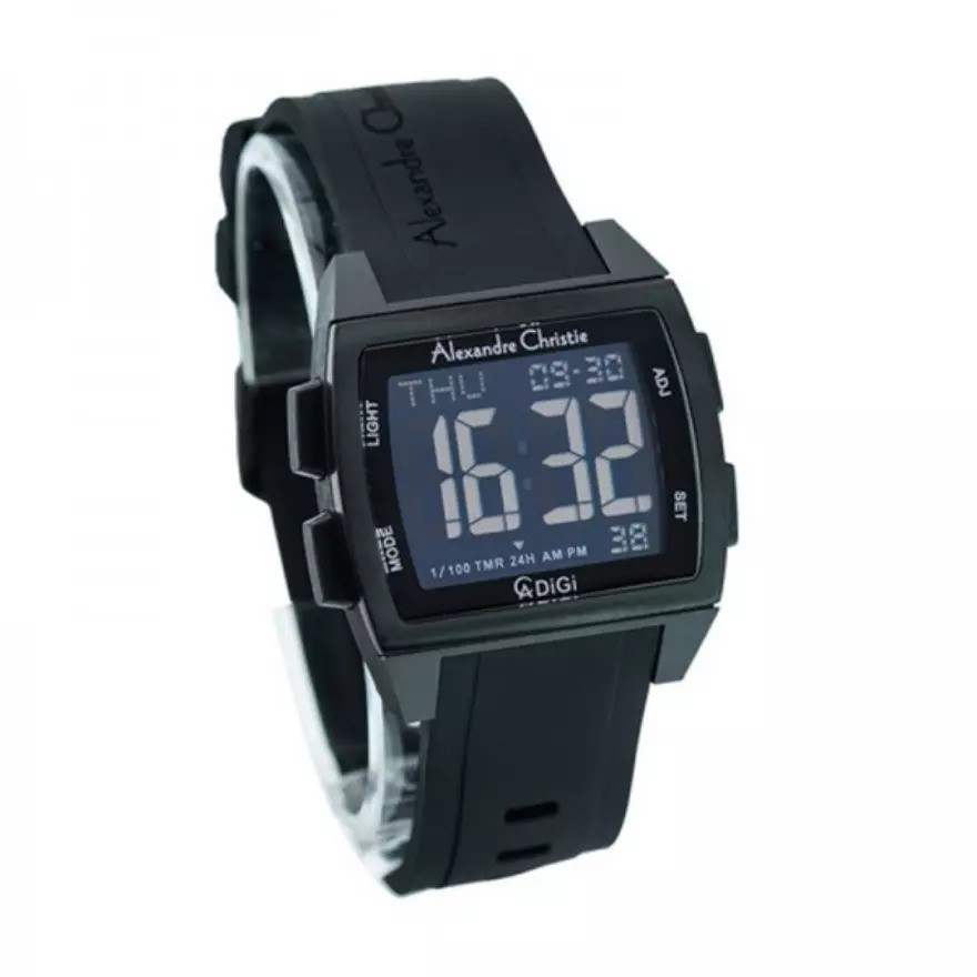 Jam Tangan Alexandre Christie AC 9343 MH Woman Wanita Rubber Murah Original