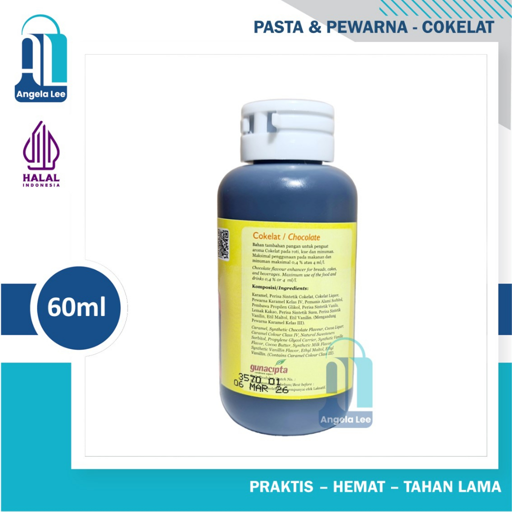 Koepoe Koepoe Perisa Pewarna Makanan Pasta Cokelat Coklat Stroberi Koepoe 60ml