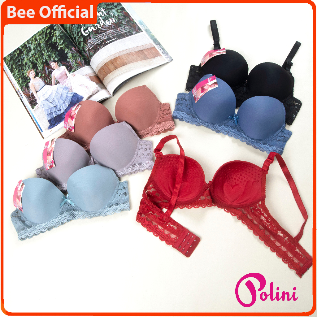 BEE - Bra Seksi Push Up Invisible BH Bralette Strapless Pakain Dalam Wanita POLINI G617