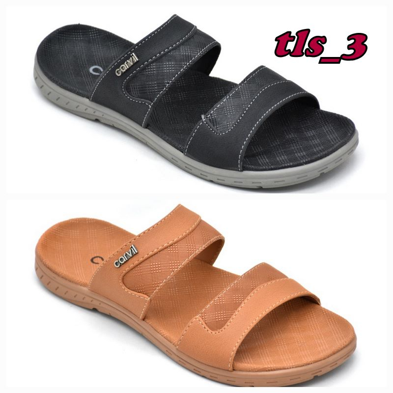 Sandal slop pria carvil alan derick 02 original sandal casual pria dewasa 38-44