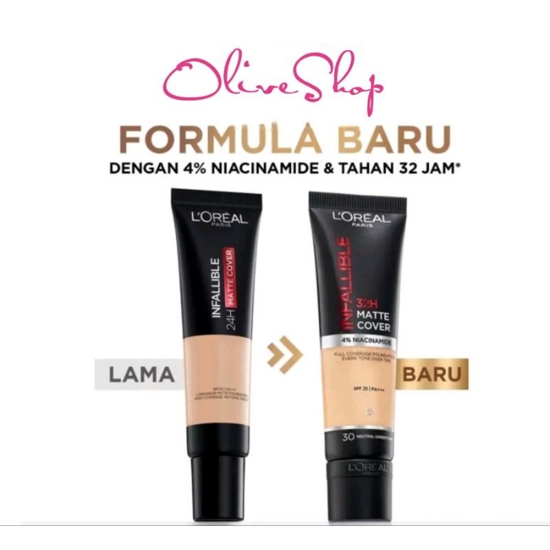 OliveShop ❤ Loreal Infallible 24H 32H Matte Cover Liquid Foundation