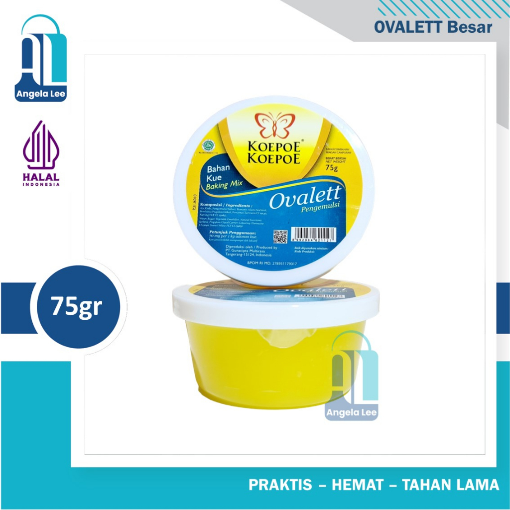 Koepoe Koepoe Ovalett TBM SP Pengemulsi Pelembut Cake Emulsifier Besar