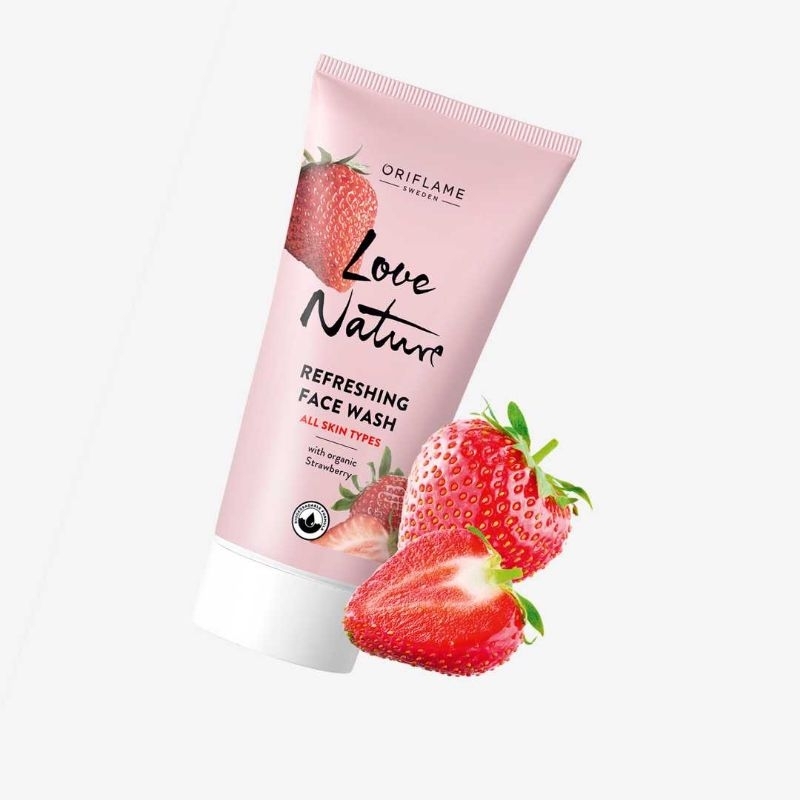 LN Refreshing Face Wash with Organic Strawberry
