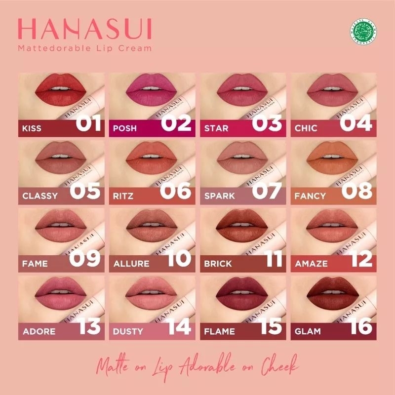 Hanasui Boba Mattedorable Lip Cream Matte In Boba Scent Sation