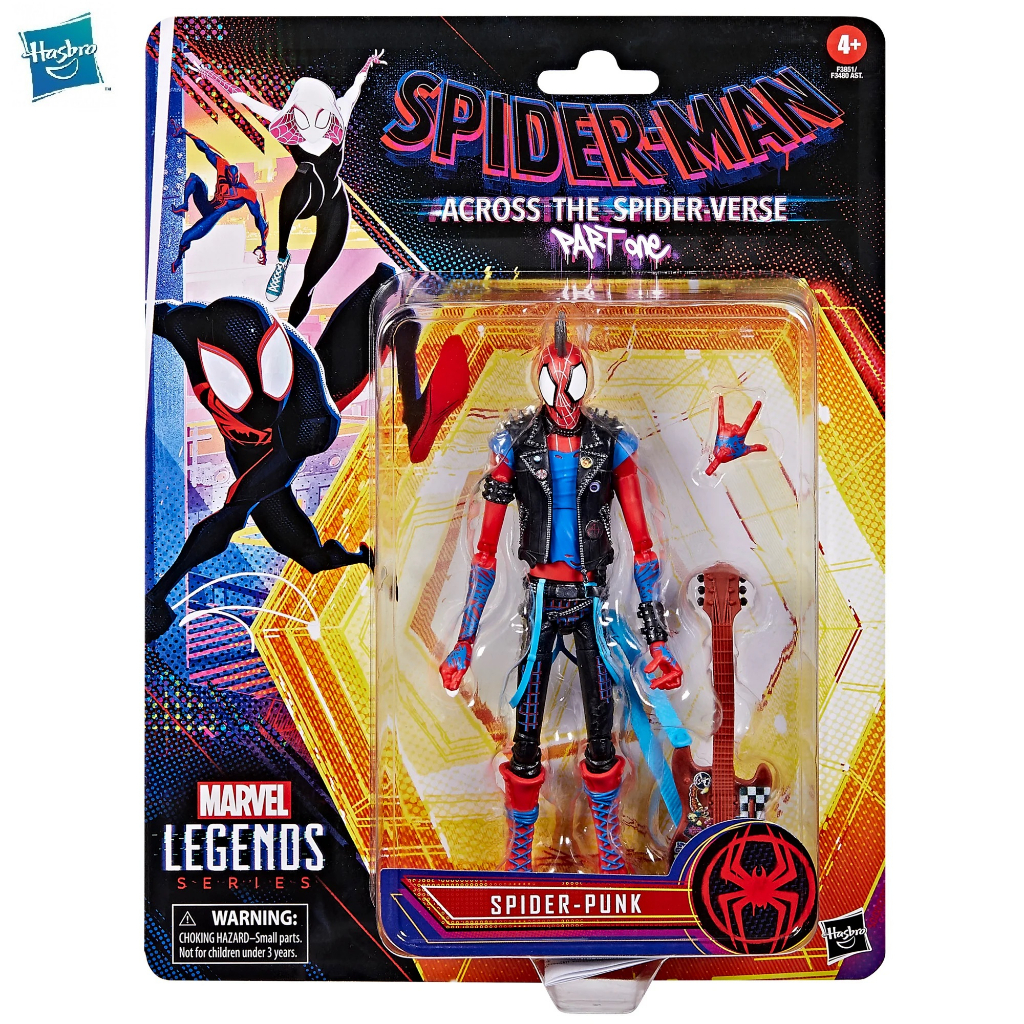 MARVEL Legends Retro Spider-Man Across The Spider-Verse Part One Wave Spider-Punk Action Figure