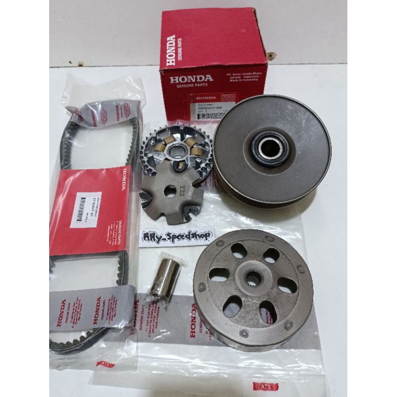 Paket Komplit CVT (KVY) Honda Beat karbu Scoopy karbu Spacy karbu