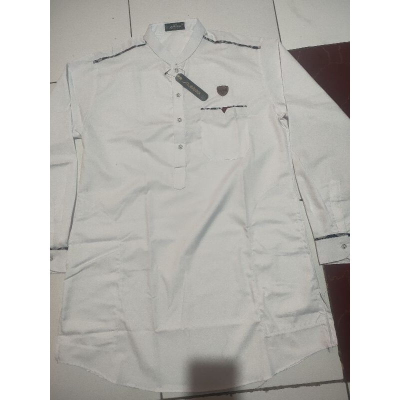 KURTA TOYOBO LENGAN PANJANG PUTIH