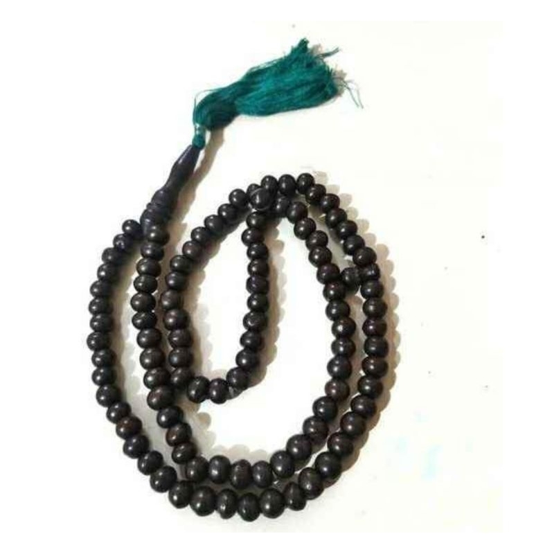 TASBIH KAYU GAHARU HITAM 10MM 99 BUTIR ASLI WANGI KHAS GAHARU