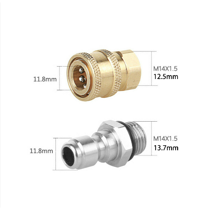 ORIGINAL Konektor Pencuci Bertekanan Tinggi Quick Connector M14X1.5Mm