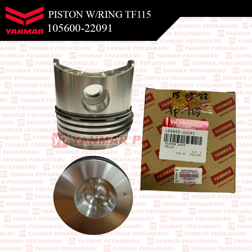 Piston With Ring TF115 Yanmar Asli