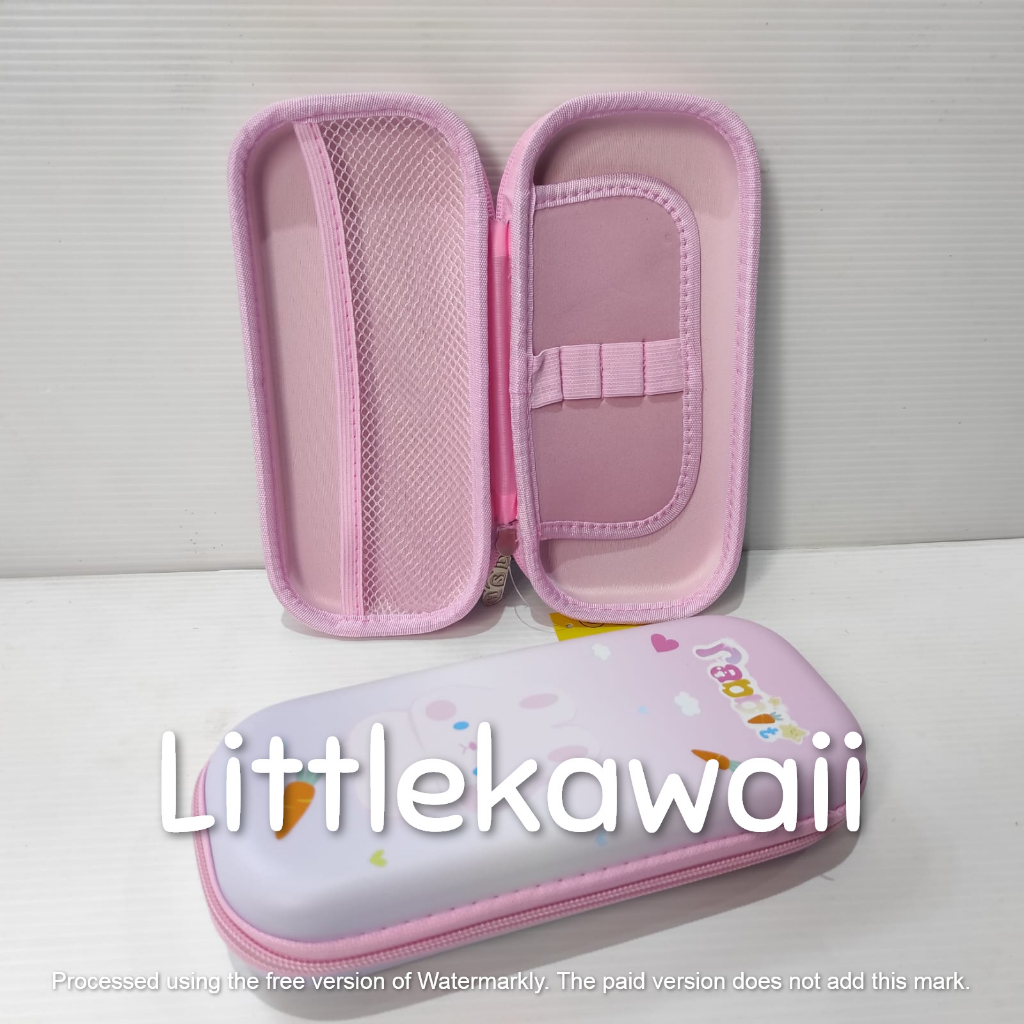 LK/Tempat Kotak Pensil Anak Sekolah Pencil Case Hardcase Timbul Squishy Unicorn Duck Rabbit Astronot Import