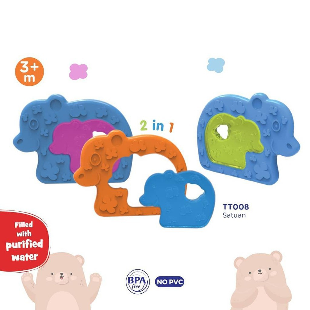 Baby Safe Puzzle Cooling Teether Gigitan Bayi Baby safe TT008