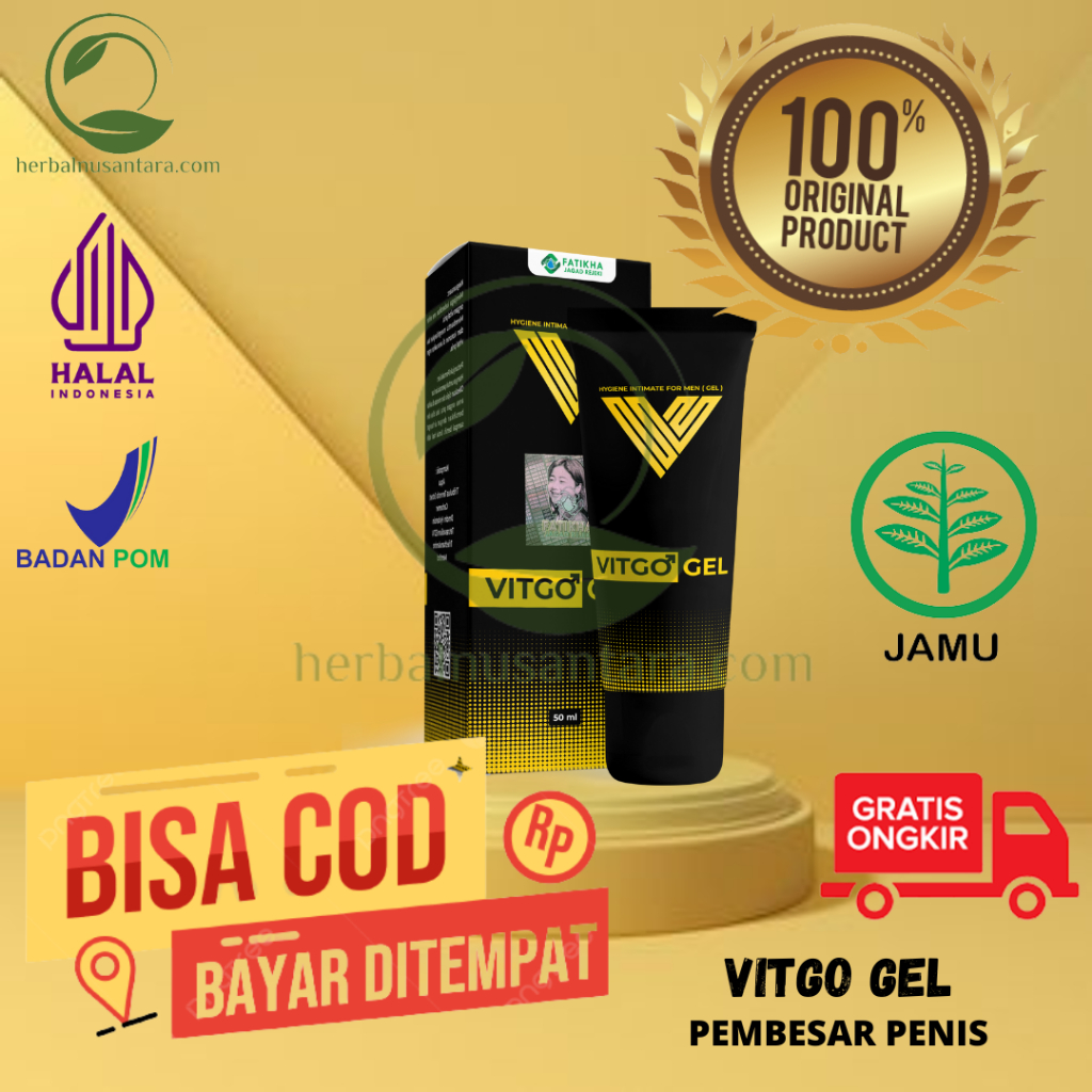 VITGO GEL PENUNJANG STAMINA PRIA DEWASA | 100% ASLI ORIGINAL | BPOM | HALAL | BISA COD