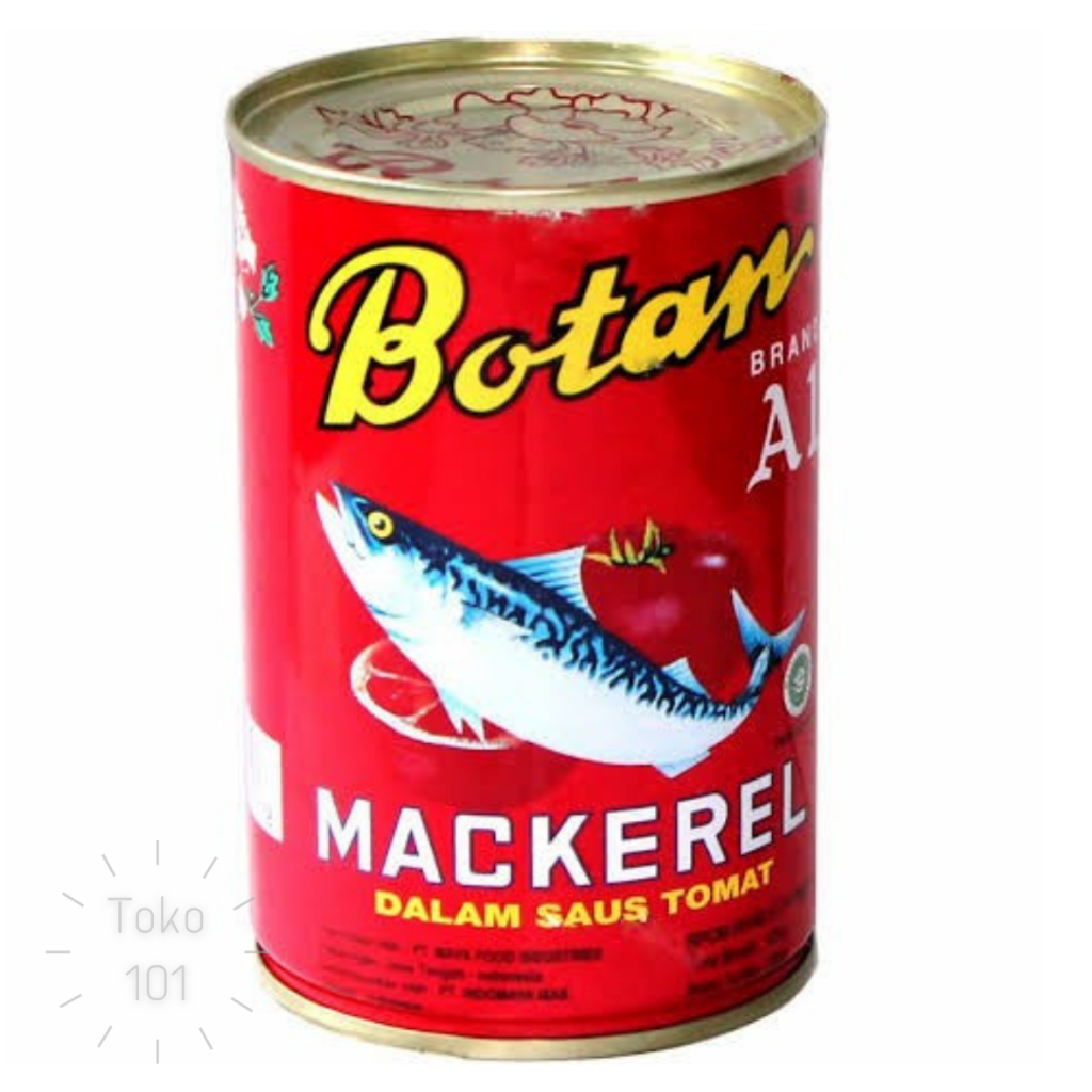 

Botan Mackerel / Makarel Kaleng Saus Tomat 425gr