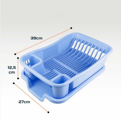 Rak Piring Plastik Rak Cuci Piring Pengering Piring Sumpit Sendok Garpu Model Unik