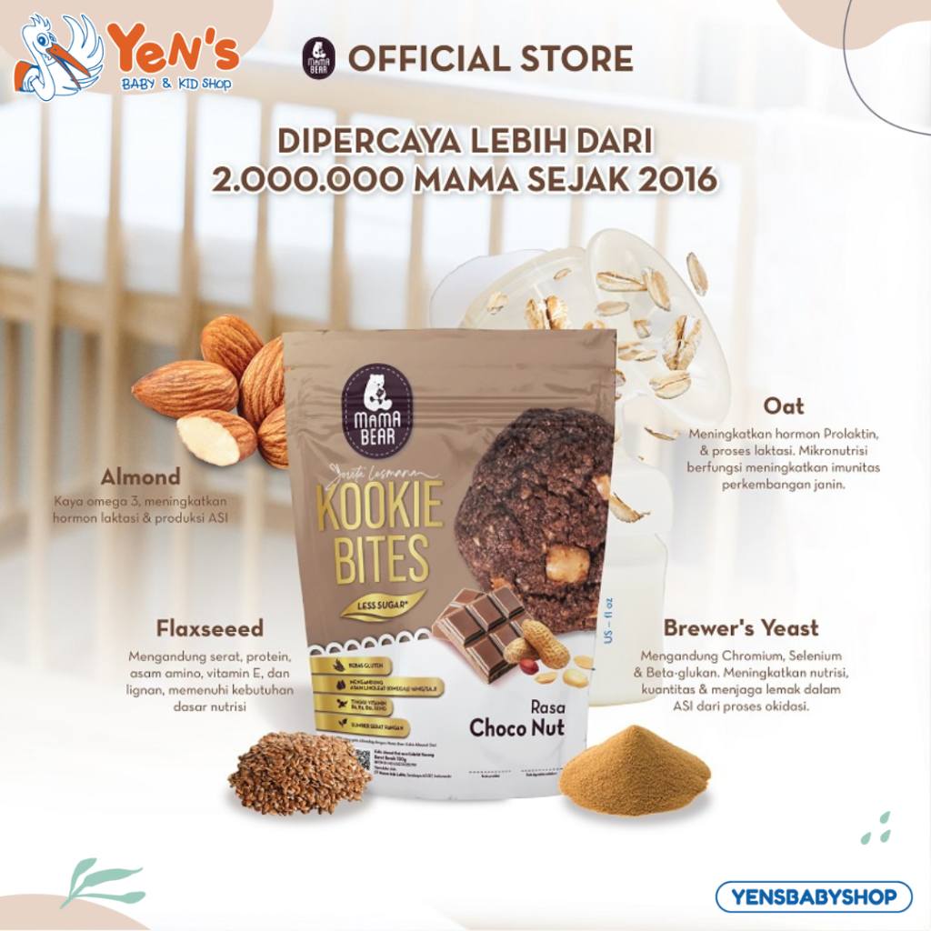 MamaBear Kookie Bites Pelancar ASI