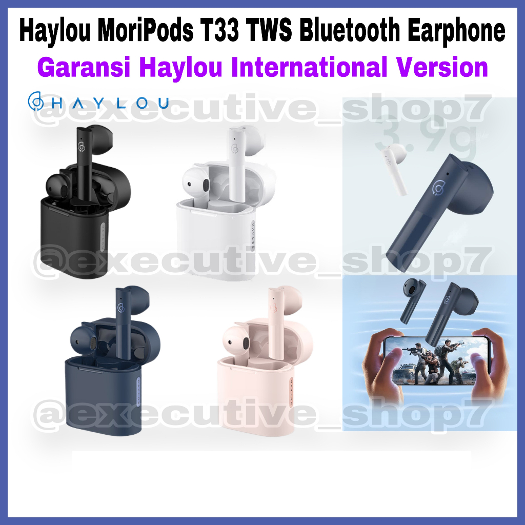 HAYLOU MORIPODS TRUE WIRELESS EARBUDS QUALCOMM 3040 FLAGSHIP AUDIO CHIP aptX Adaptive Semi in Ear  Features: 1. QCC3040 bluetooth 5.2 chip. TrueWireless Mirroring te