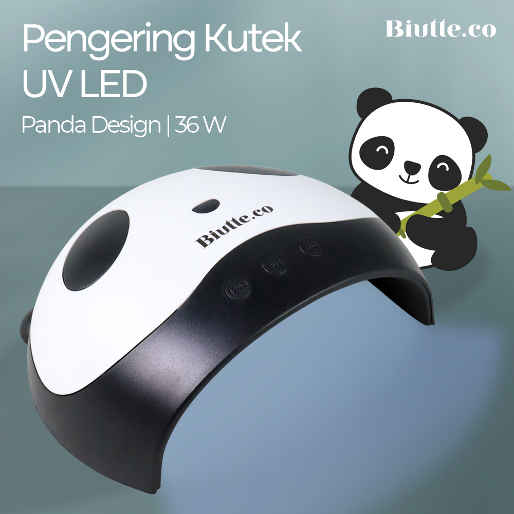 Pengering Kutek Kuku Gel 36W Lampu UV LED Nail Art Dryer Panda Design