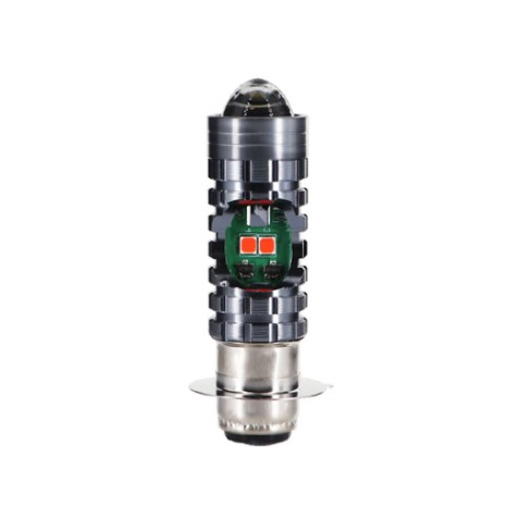 Lampu LED H6 Laser Demon Eyes Strobo Hi Lo Dual Colour Dua Warna AC DC 8-80V