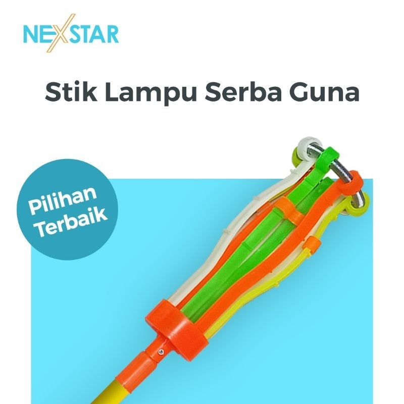 Tongkat pengganti lampu NEXSTAR Stik lampu Galah pengganti lampu