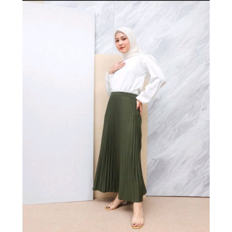 (FREE ONGKIR)ROK REMAJA/ROK PLISKET PREMIUM /COD/ROK PLISKET/ROK  PLISKET MURAH