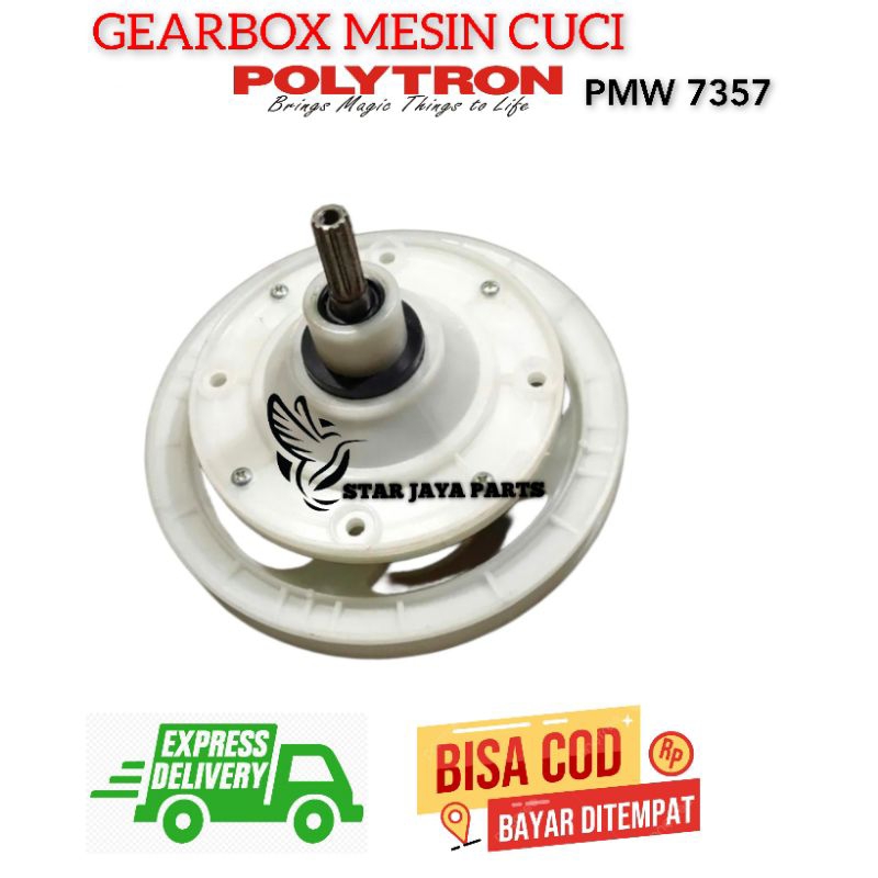 Gearbox mesin cuci Polytron PWM 7357 2 Tabung