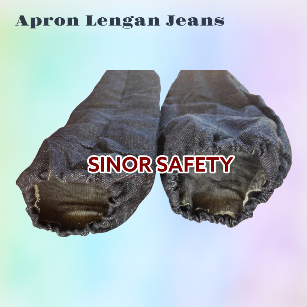 Apron Las Pelindung Tangan Lengan Jeans Manset Tebal