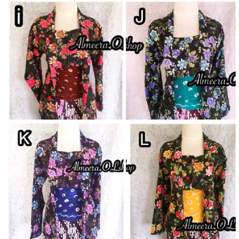 Kebaya Kembang Model Kutu Baru