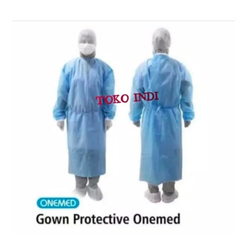 Gown Protective Onemed/Gown Sekali Pakai/Gown Disposible