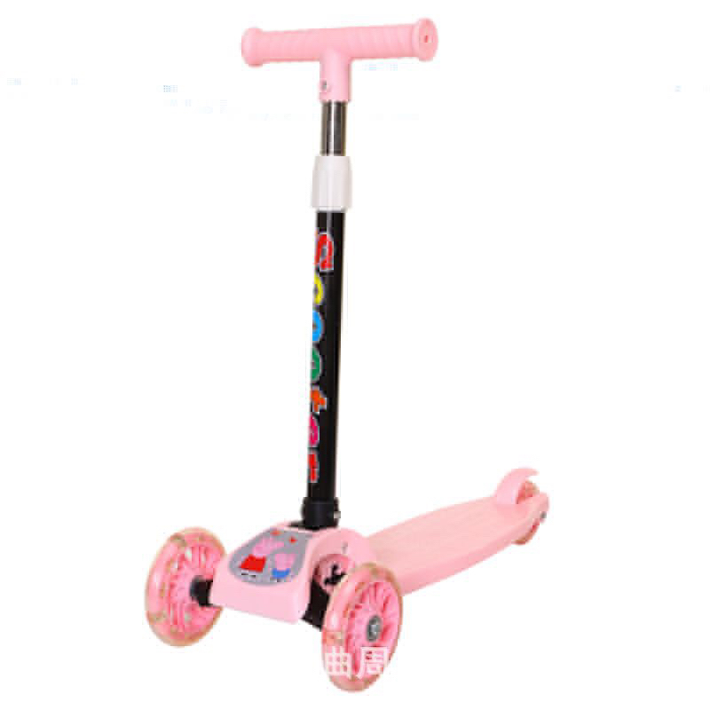 Scooter Kickboard Skuter Otoped Anak lampu Roda 3