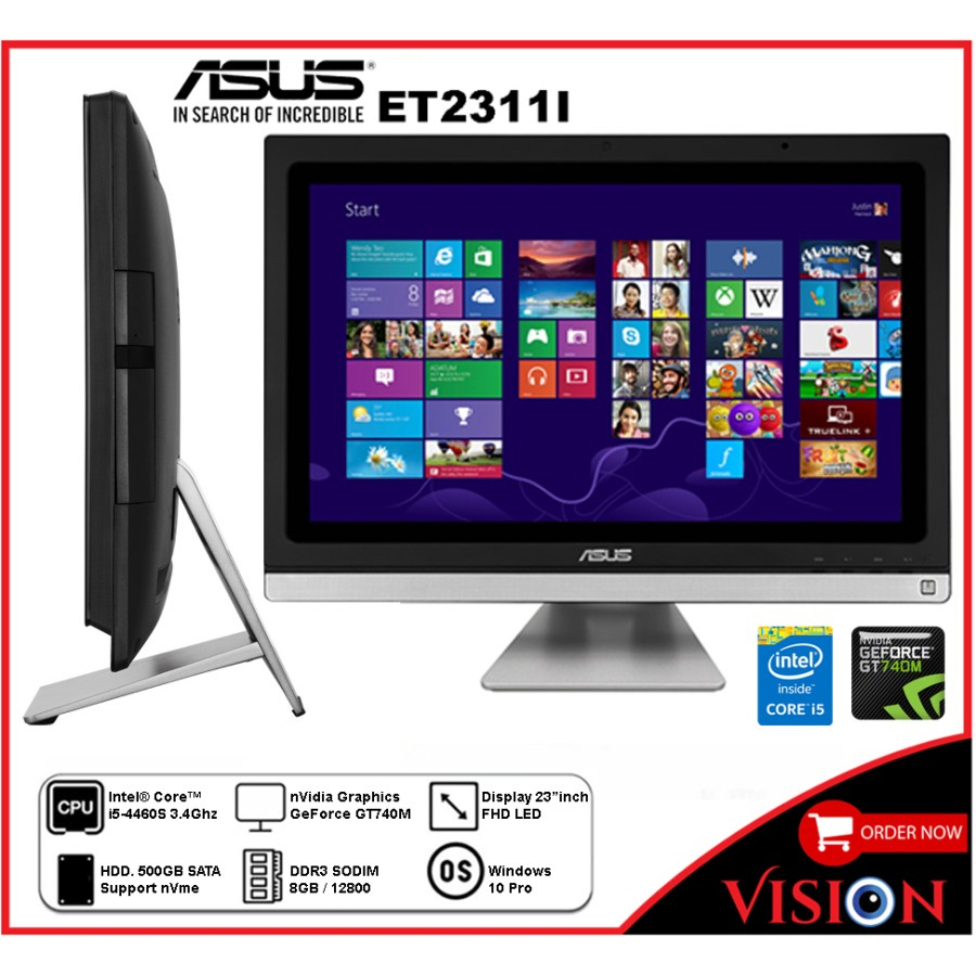 PC All In One ASUS ET2013 Core i7-4785 GeForce | 8GB/500GB | 23" IPS
