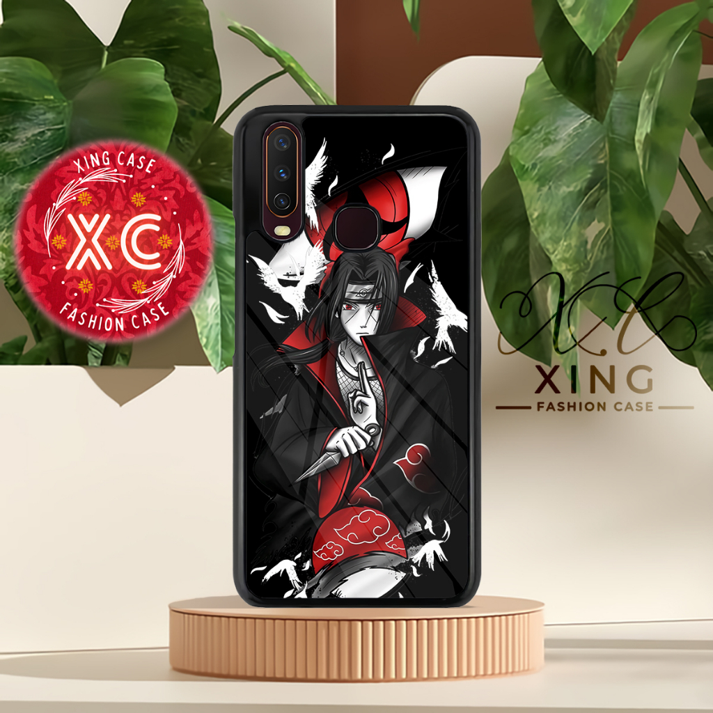 |AN28| XING CASE HP VIVO Y12 Y15 Y17 GLOSSY KILAU EFEK KACA | REQUEST CASE HP CUSTOM SOFTCASE HARDCA