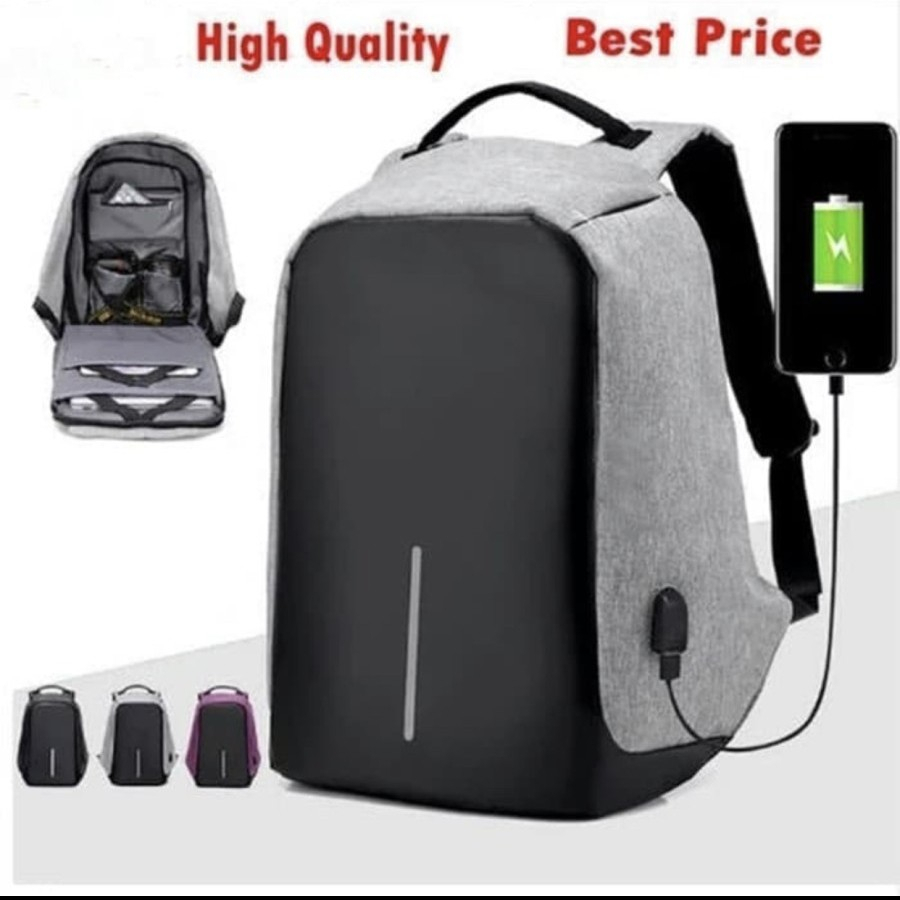 Tas Model XD Design Backpack Anti Theft / Tas Punggung Anti Maling
