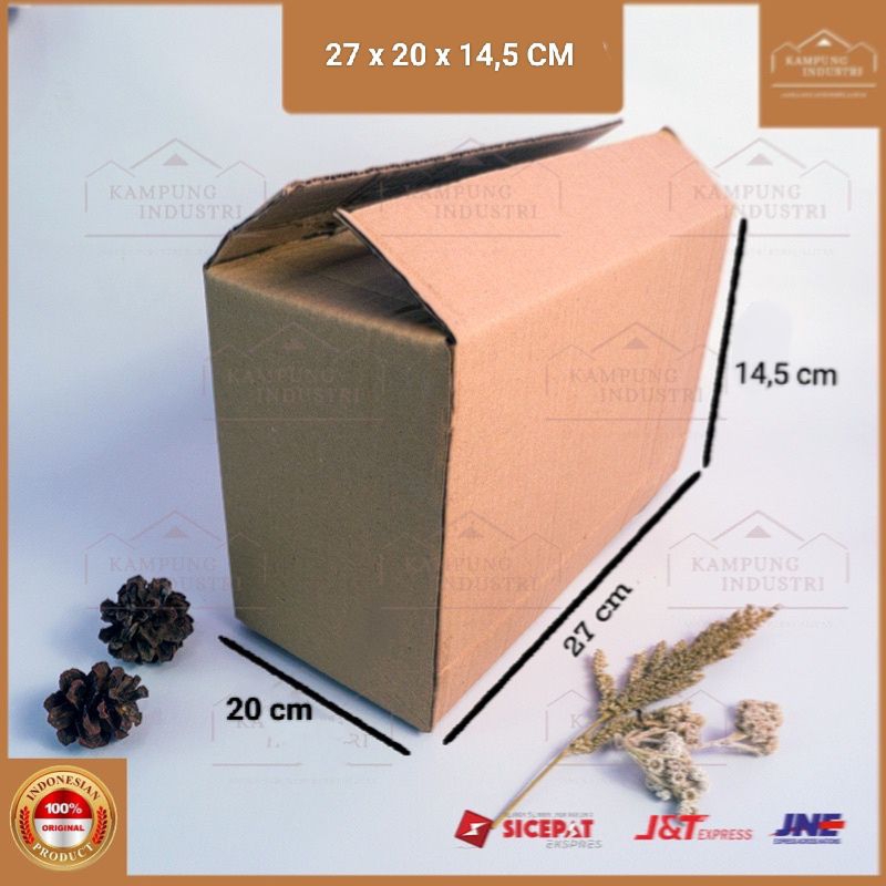 

KARDUS PACKING SINGGLE WALL UKURAN P27xL20xT14,5