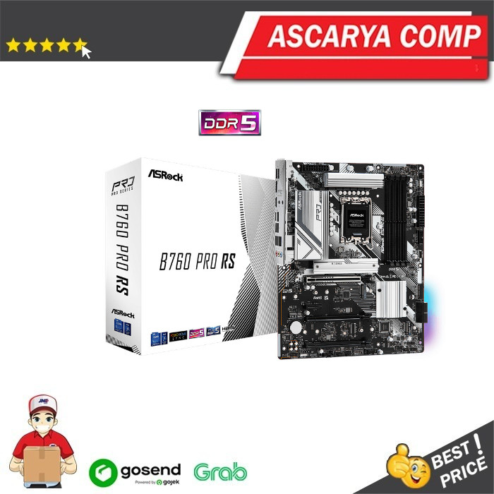 ASROCK B760 PRO RS DDR5 (Intel LGA 1700, Gen12, Gen13)