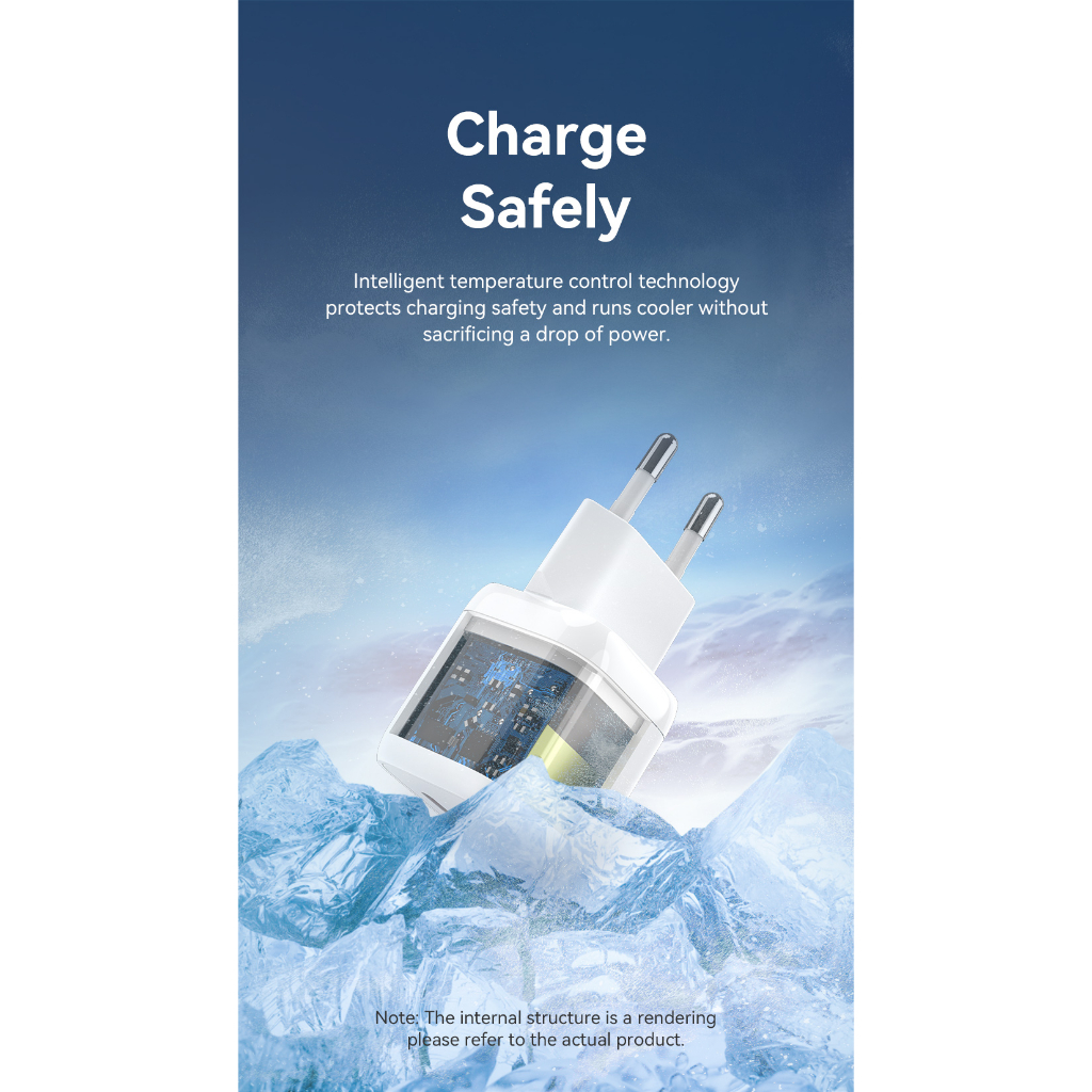 ( Bisa Cod ) Vention GaN Charger Adaptor USB-C Mini GaN Adapter Android Apple FAK